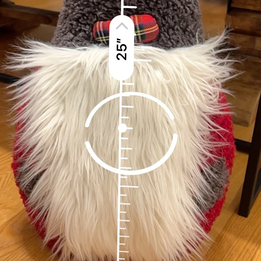 Pottery Barn Gray and Red Holiday Gnome